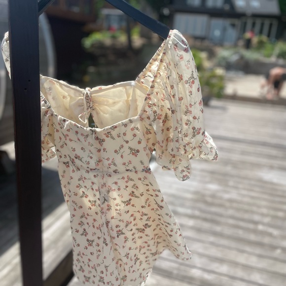 Sabo Skirt Romper cream floral flowey - Picture 6 of 10